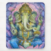 Lotus Ganesha Mousepad