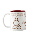Lotus Henna Buddha Cup mugs