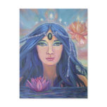 Lotus Mermaid - Postcard BySusan Rodio Art