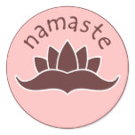 Lotus Namaste stickers