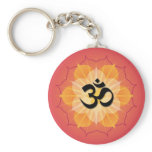 Lotus Om keychains