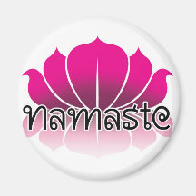 Lotus Pink Fridge Magnets