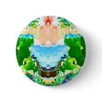 Lotus Pond - Celebrating Nature Button