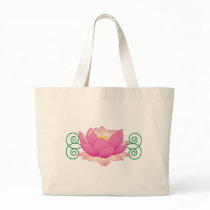 Lotus Swirl Tote Bag