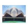 lotus temple post card