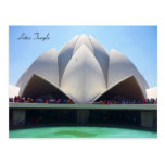 lotus temple postcard