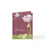 Lotus Thank You Card