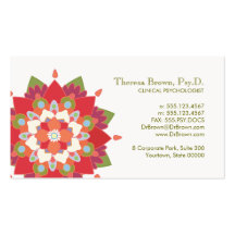 Lotus Wellness and Mental Health Business Card