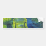 Lotus Yoga Pose Original Health Exercise Modern Bumper Sticker