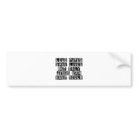 Loud Pipes Jesus Saves bumper stickers