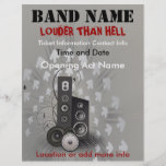 Louder Than Hell Music Flyer