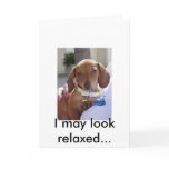 Louis 051, I may look relaxed... cards