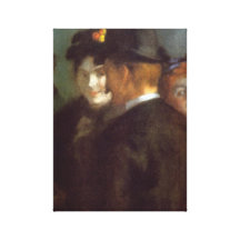 Louis Anquetin - Theatre Foyer Stretched Canvas Print