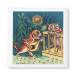Louis Wain Cat Valentine Serenade Refrigerator Magnets