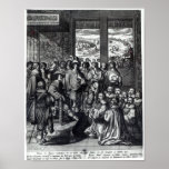 Louis XIII  back from the siege of La Rochelle posters