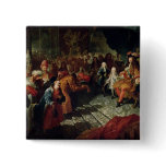 Louis XIV  receiving the Persian Ambassador buttons