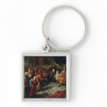 Louis XIV  receiving the Persian Ambassador keychains