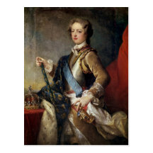 Louis XV  aged 15, after 1725 Postcards