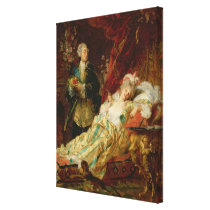 Louis XV and Madame Dubarry Gallery Wrap Canvas