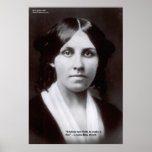 Louisa May Alcott 2 Flints Love Quote Posters posters