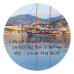 Louisa May Alcott inspirational QUOTE stickers