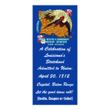 Louisiana Bicentennial  Important See Notes Below Personalized Rack Card