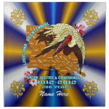 Louisiana Bicentennial Over 30 Colours See Notes Printed Napkin
