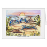 Louisiana Blue Crabs Greeting Card