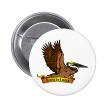Louisiana Brown Pelican Pins