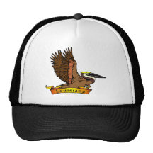 Louisiana Brown Pelican Trucker Hat