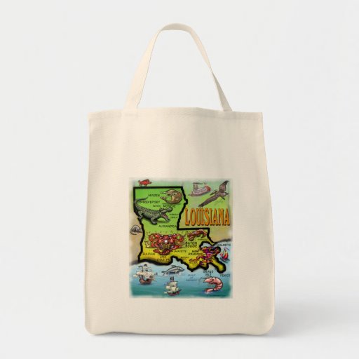 Louisiana Canvas Bags