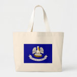 Louisiana Flag Canvas Bags