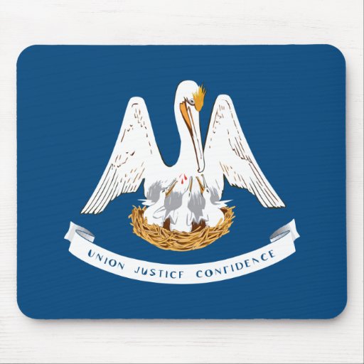 Louisiana Flag Mouse Pad