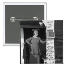 Louisiana Fortune Teller, 1938 Pinback Button