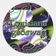 Louisiana Geocaching Supplies Stickers Geoswag