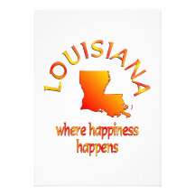 LOUISIANA Happiness Invitation