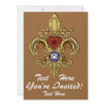 Louisiana Inivitations  Over 50 Colours Personalised Invitation