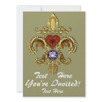 Louisiana Inivitations  Over 50 Colours Invites