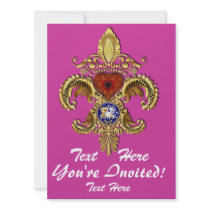 Louisiana Inivitations  Over 50 Colours Personalised Invite