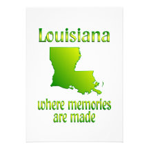 Louisiana Memories Custom Invitations