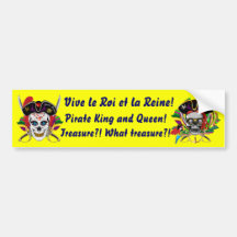 Louisiana Pirate Contraband Days 30 Colours Bumper Stickers