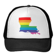 louisiana pride. mesh hats