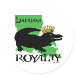 Louisiana Royalty (black gator) stickers