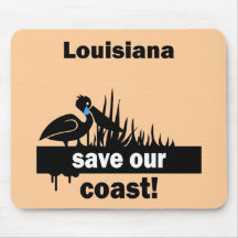 Louisiana save our coast mousepad