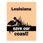 Louisiana save our coast post cards