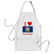 Louisiana State Flag Aprons