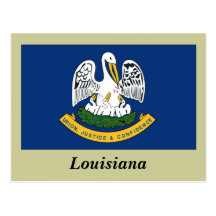 Louisiana State Flag Post Cards