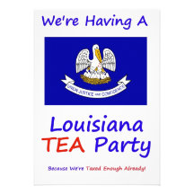 LOUISIANA T.E.A. PARTY INVITATIONS