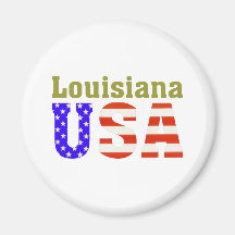 Louisiana USA! Fridge Magnets