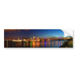 Louisville Kentucky Skyline Bumper Sticker bumper stickers